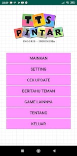 TTS Pintar Bahasa Inggris Indonesia – TTS Offline v1.18 APK + MOD (Unlimited Money / Gems) 7