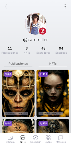 Espacio Bitcoin Wallet Screen 3