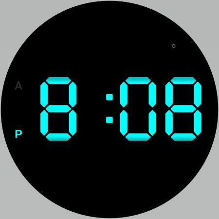 WR 025 Digital Watch Face screenshot 25