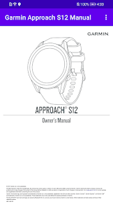 Garmin Approach S12 Manual