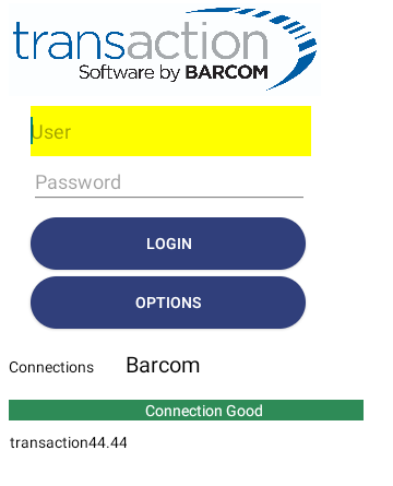 Barcom transaction Software Screen 2