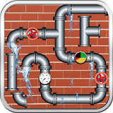 water flow pipe icon