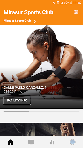 Android application Mirasur Sports Club screenshort
