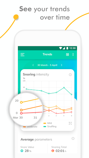 Screenshot of Goodsomnia Lab: Track snoring