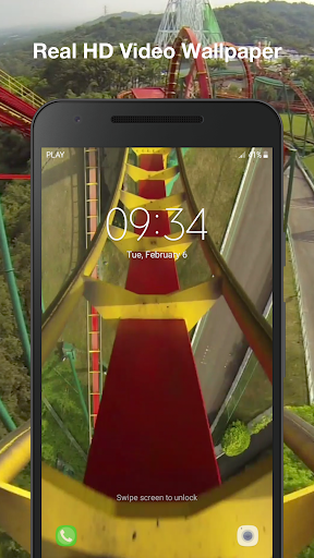 Roller Coaster Wallpaper Pro Screen 3