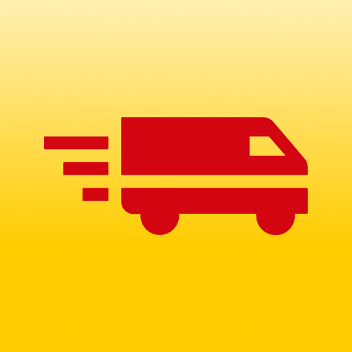 DHL Parcel voor bezorgers logo