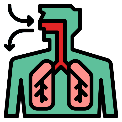 kesehatan pernapasan logo