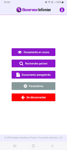 Bioserveur Infirmier Screen 2