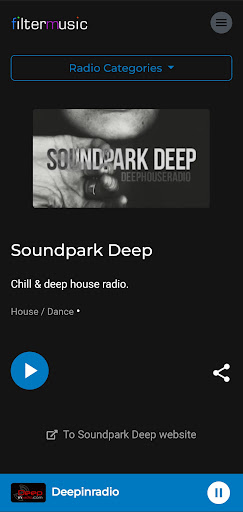 filtermusic.net radio Screen 2