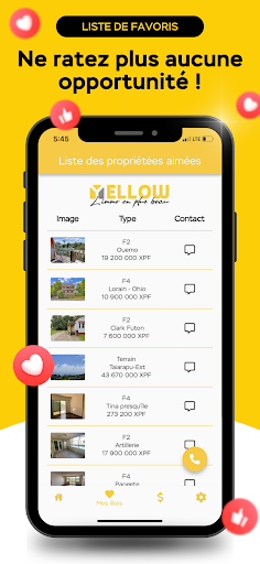 Yellow Immobilier Screen 2