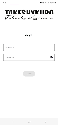 Android application Takeshy B2B screenshort