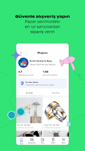 Wish: Uygun Fiyatlı Alışveriş ekran görüntüsü