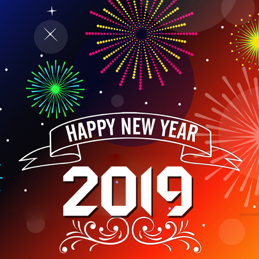 Happy New Year 2019 Greetings  Icon