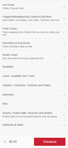 Android application Chill Coffee screenshort