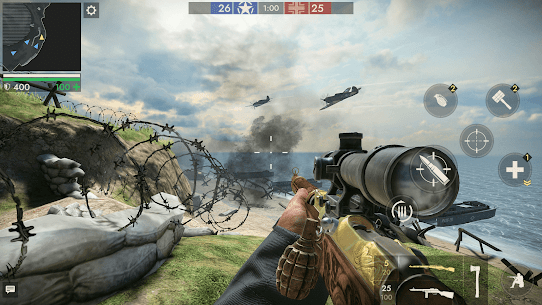 World War Heroes: WW2 FPS Game 1.41.0 MOD APK (Unlimited Money & Gold) 1