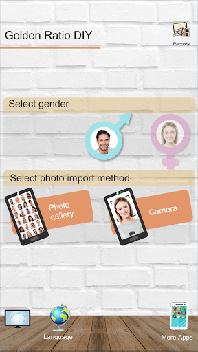 Android application Golden Ratio DIY screenshort