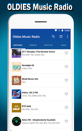 50s 60s 70s Oldies Music Radio Screen 2