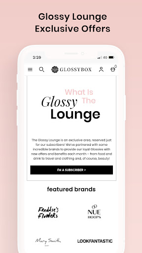 Glossybox Beauty Subscription Screen 3