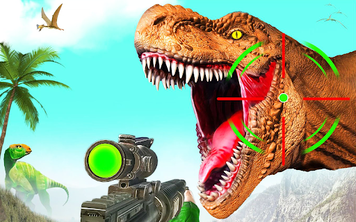 Android application Wild Dino Hunting : Gun Games screenshort