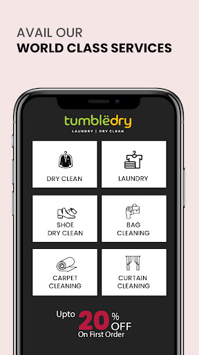Tumbledry Dry Clean & Laundry Screen 2