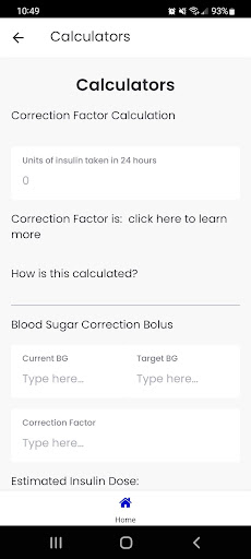 Calculating Diabetes Screen 2