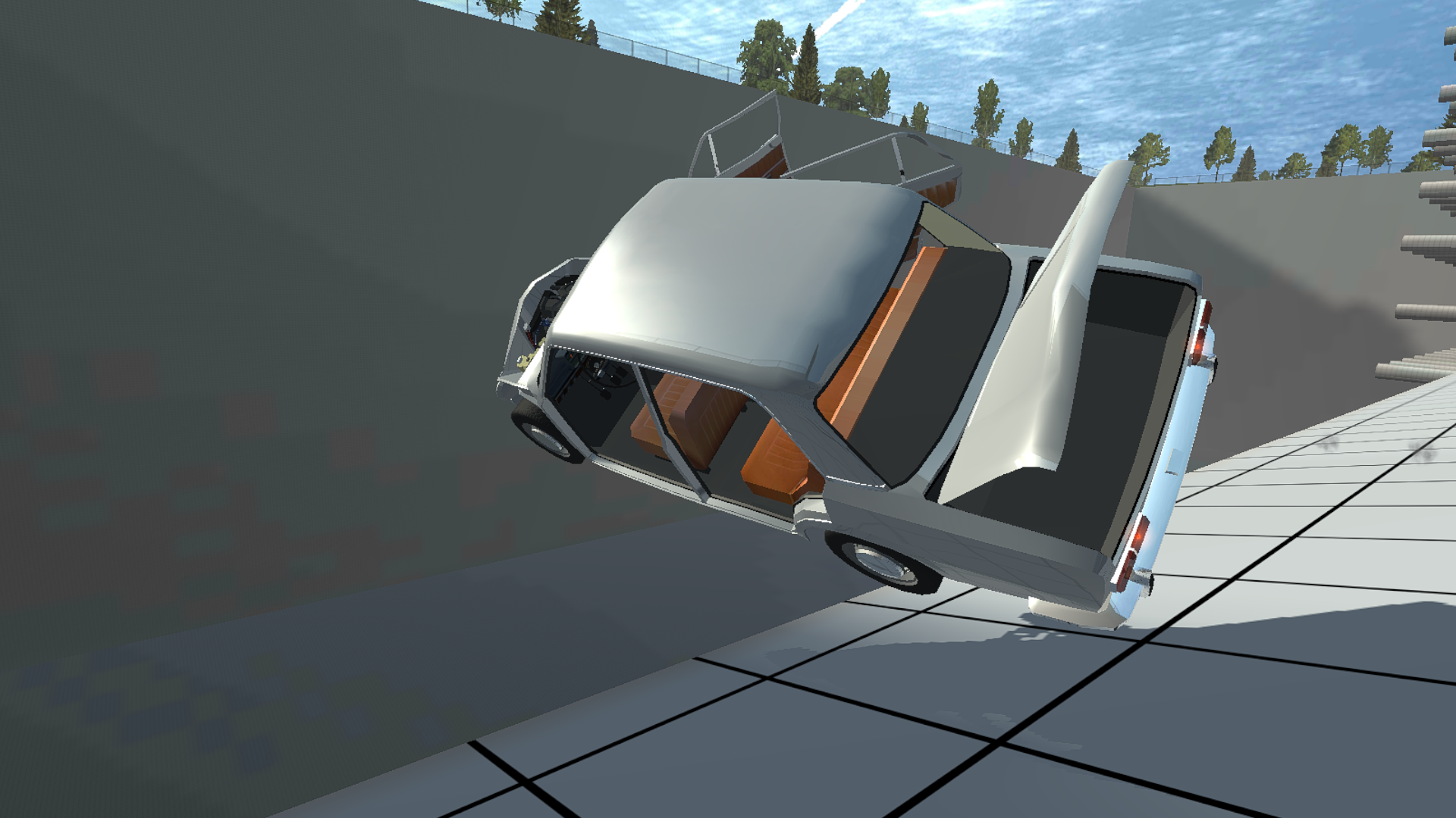 Simple Car Crash Physics Sim Mod APK Game Play