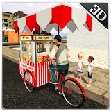 Popcorn Hawker 3D Simulator icon