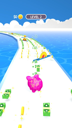 Android application Piggy Bank Run screenshort