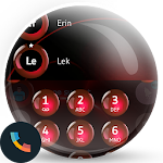 Cover Image of Tải xuống Chủ đề Dialer Spheres Red  APK