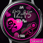 Cover Image of Download Pink Graffiti Heart_Watchface  APK