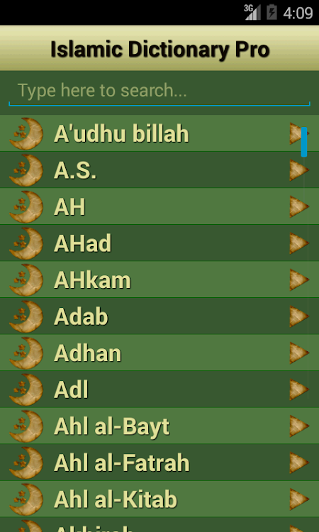 Muslim Islamic Dictionary - 5.0 - (Android)