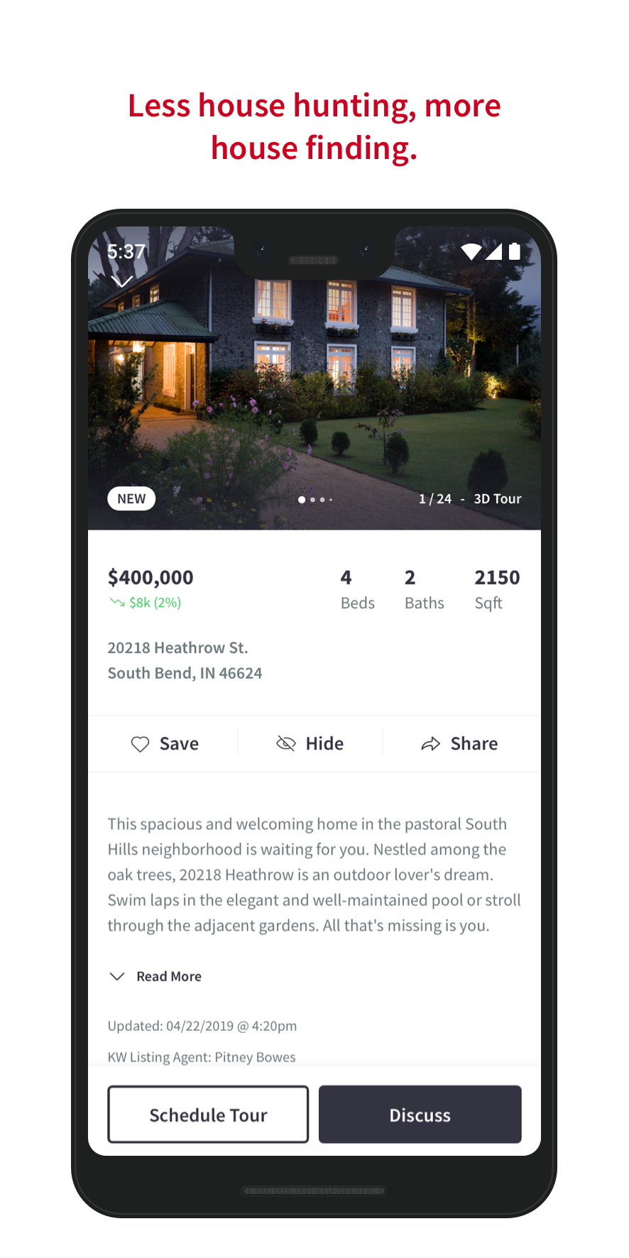 Android application KW: Buy & Sell Real Estate screenshort