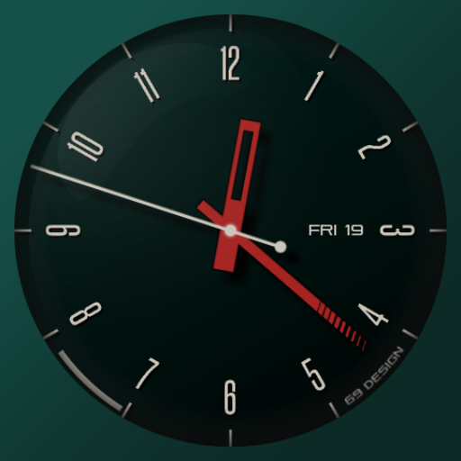 [69D] Modesty analog watchface logo