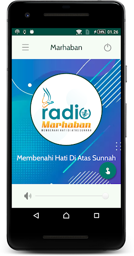 Android application Radio Streaming Marhaban screenshort