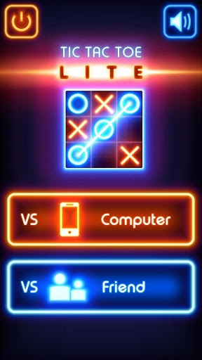 Tic Tac Toe glow - Free Puzzle Game 3.1 screenshots 1