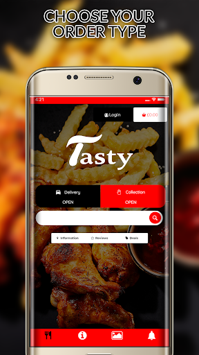 Android application Tasty Southampton screenshort