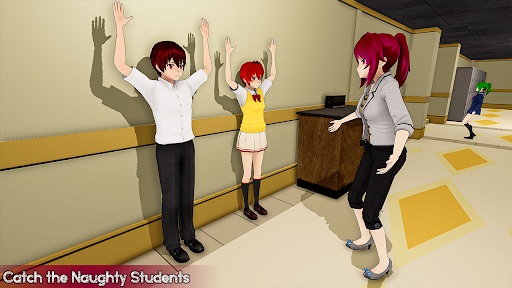 Anime Girl School Teacher 3D 13