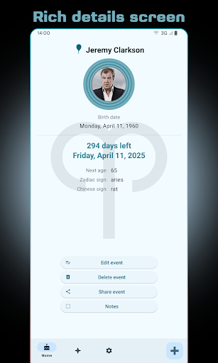 Birday - Birthday Manager Screen 3