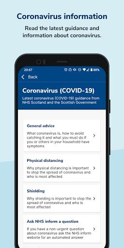 Nhs 24 Covid 19 And Flu Information Apps On Google Play