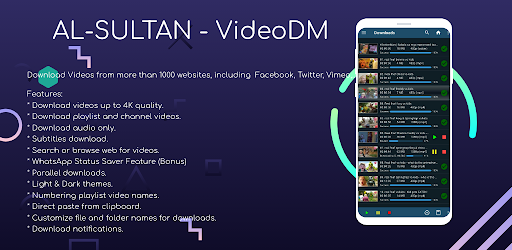 Android application VideoDM - Video Downloader screenshort