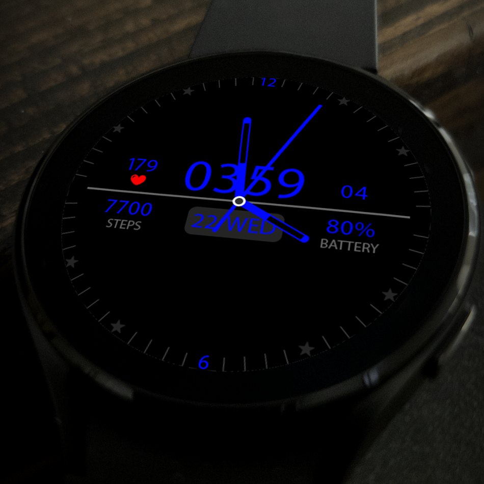 #6. Key039 Analog Watch Face (Android) 由: Key Watch Face