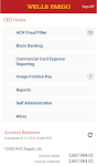 screenshot of Wells Fargo CEO Mobile®