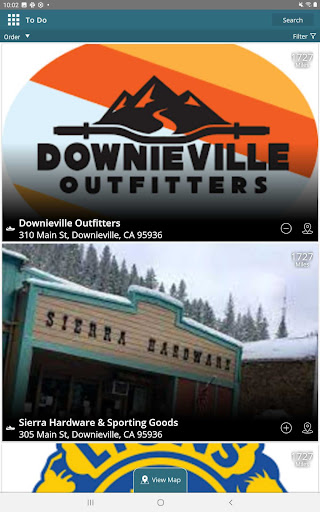 Screenshot of Visit Sierra County CA