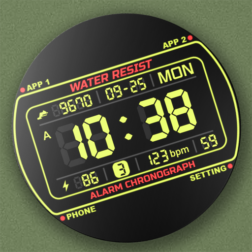 JJ-Digital030 Watch Face logo