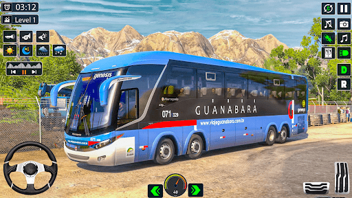 Hill Bus Driving Bus Game 3D screenshot 10