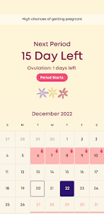 Cycle Tracker Period Calendar