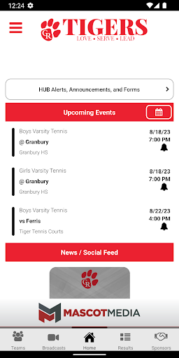 Glen Rose Tigers Athletics Screen 2