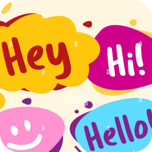 Hi Hello GIF Collection. logo