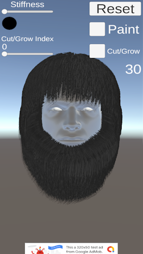 Android application Hair Cutting Physics screenshort