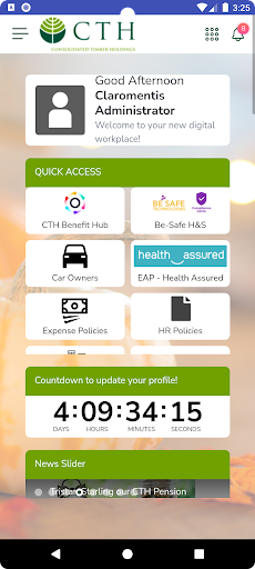 Android application CTH Ligna screenshort